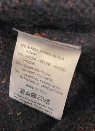 Maglione GALLIA uomo nero e grigio