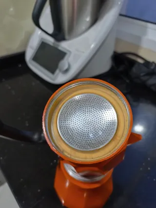 Cafetera italiana San Ignacio naranja
