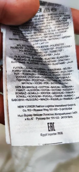 Top blanco volante encaje lazo S