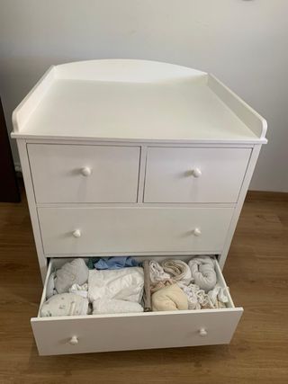 Cómoda cambiador Maison du Monde blanca