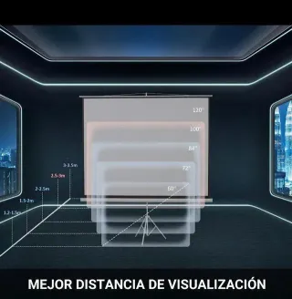 Pantalla de proyección portátil