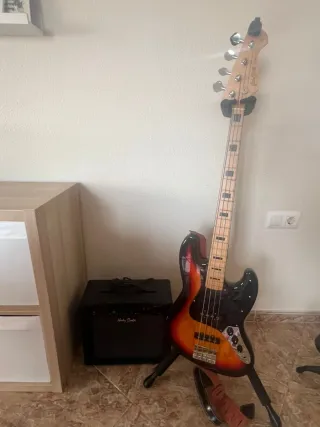 Bajo eléctrico y amplificador