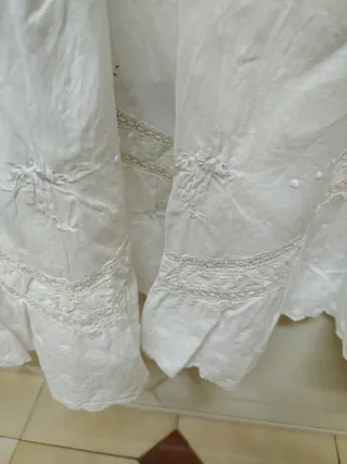 Precioso camisón victoriano antiguo