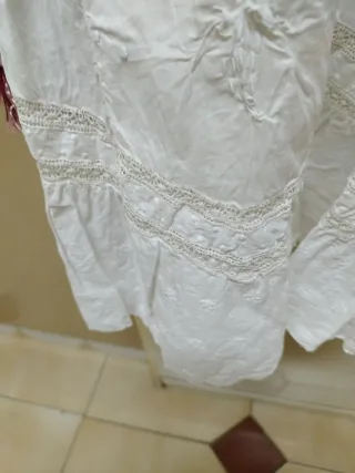 Precioso camisón victoriano antiguo