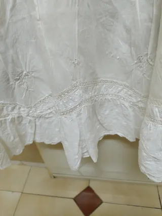 Precioso camisón victoriano antiguo