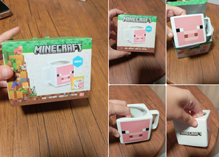 Tazza Minecraft Maiale 380ml