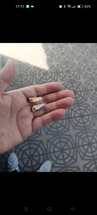 Pendientes Adolfo Domínguez Dorados