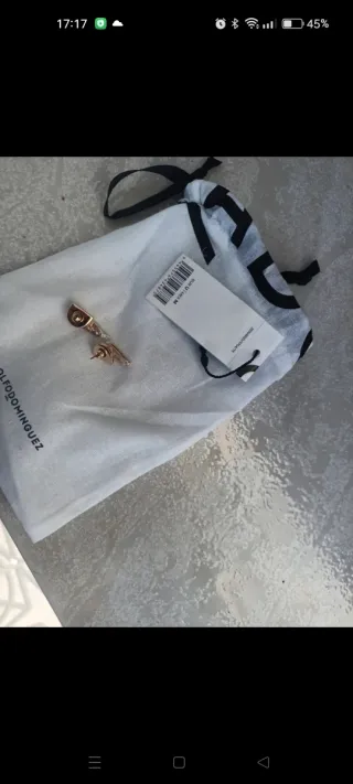 Pendientes Adolfo Domínguez Dorados