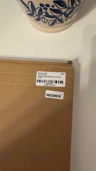 Bandeja para proyector negra