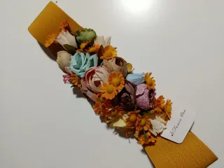 Lote 5 Cinturones Elásticos Florales