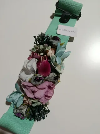 Lote 5 Cinturones Elásticos Florales