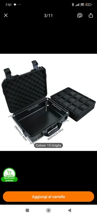 Valigetta porta orologi