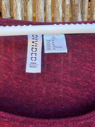 Camiseta H&M Talla M