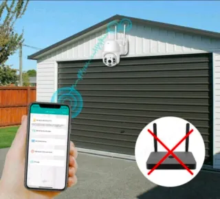 2X Telecamere Esterna iCSee PTZ WiFi 1080P