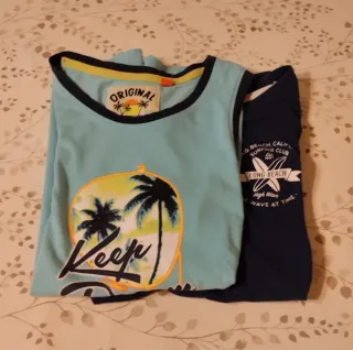 Set canottiere bambino Keep e Long Beach