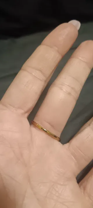 Anello oro regolabile