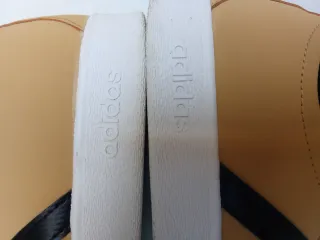 2 Pares Adidas Talla 38.5 Beige/Negro