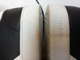 2 Pares Adidas Talla 38.5 Beige/Negro