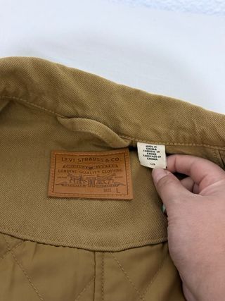 Abrigo Levi's Gabardina Marrón Talla L