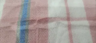 Bufanda a cuadros rosa, blanco y azul, Nueva 4€!!