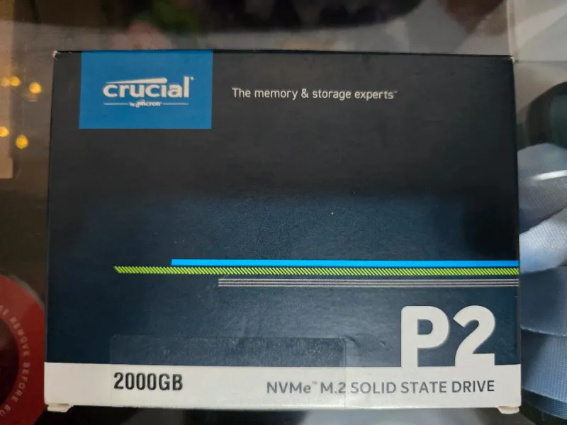 Crucial P2 M.2 2280 NVMe 2000GB SSD afbeelding 2