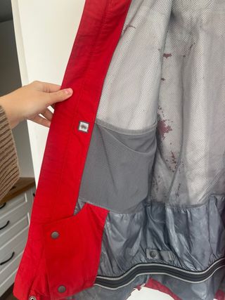 Giubbotto The North Face da sci Rosso