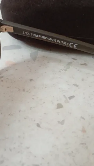 Occhiali da sole Tom Ford marroni e oro