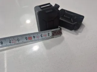 Bidones Garrafas Gasolina Modelismo Negro (2 uds)