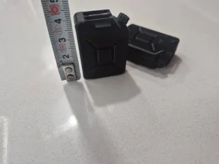 Bidones Garrafas Gasolina Modelismo Negro (2 uds)