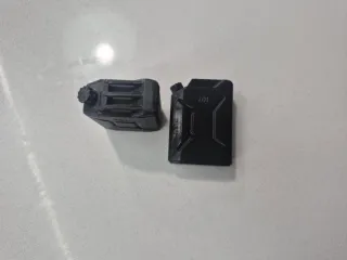 Bidones Garrafas Gasolina Modelismo Negro (2 uds)