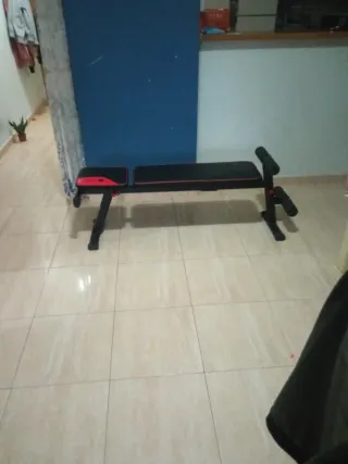 Banco de pesas y abdominales