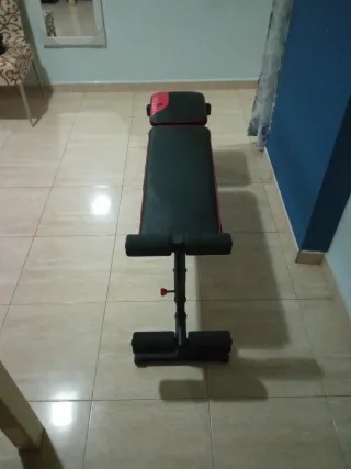 Banco de pesas y abdominales