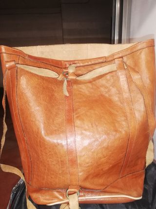 Zaino vintage in cuoio