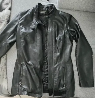 Giacca di Pelle nera da Donna