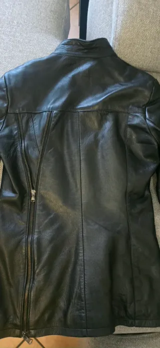 Giacca di Pelle nera da Donna