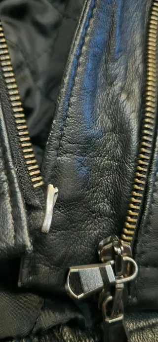 Giacca di Pelle nera da Donna