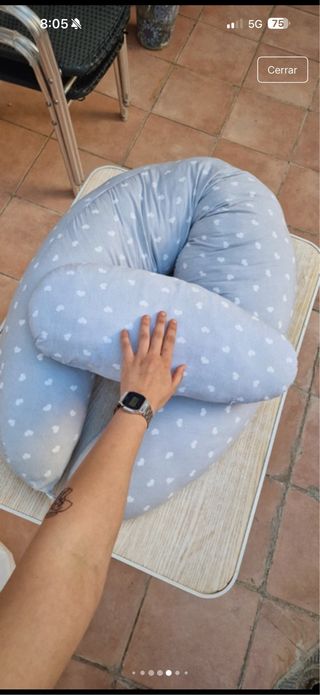 Almohada Maternidad Corazones