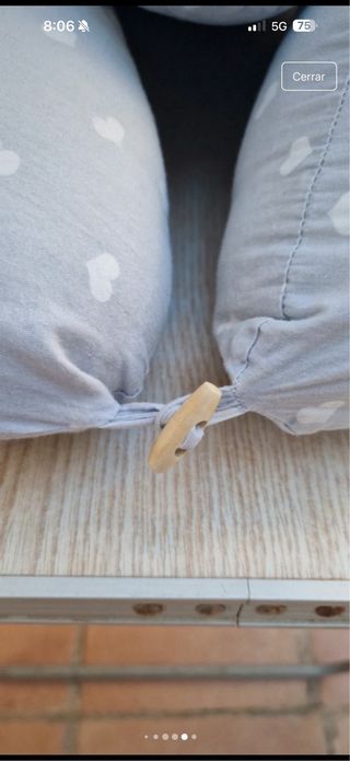 Almohada Maternidad Corazones