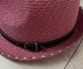Sombrero trilby o fedora rosa talla 54