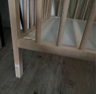 Cuna bebé madera IKEA se entrega montada