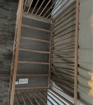 Cuna bebé madera IKEA se entrega montada