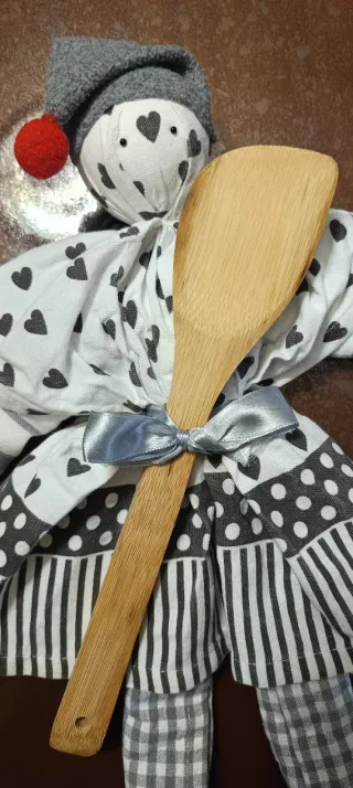 Bambola fatta a mano con strofinacci