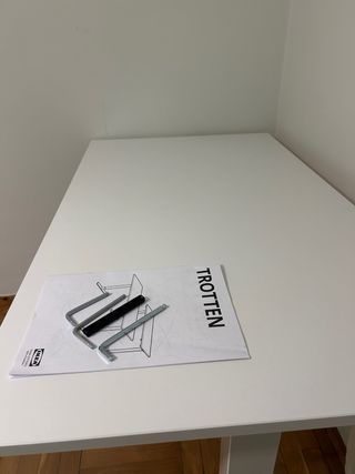 Escritorio Elevable IKEA TROTTEN Blanco