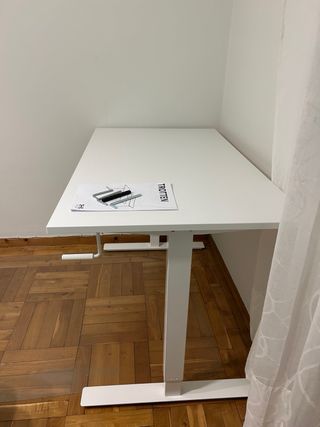 Escritorio Elevable IKEA TROTTEN Blanco