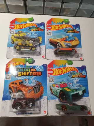 Hot Wheels Color Shifters 4 Pezzi
