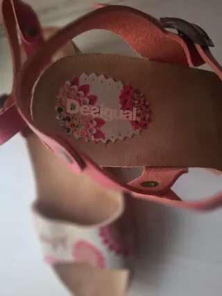 Sandalias Desigual Bio7 Corazones Cuña