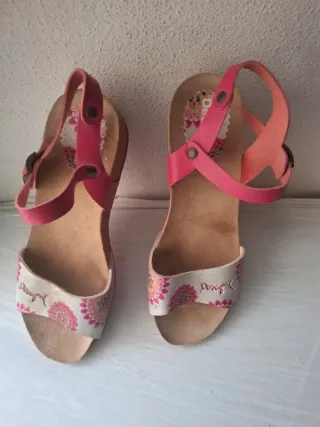 Sandalias Desigual Bio7 Corazones Cuña