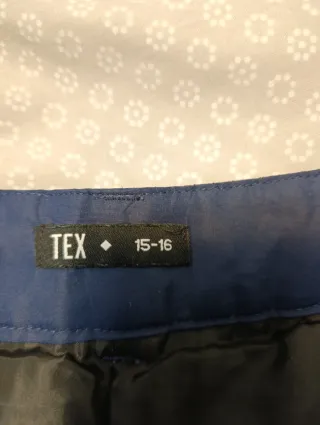 Pantalón de esquí azul marino 15-16 años