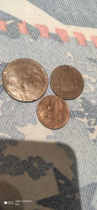 3 Monedas Antiguas 1882, 1870, 1921