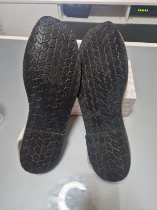 Mallorquinas blancas piel talla 45